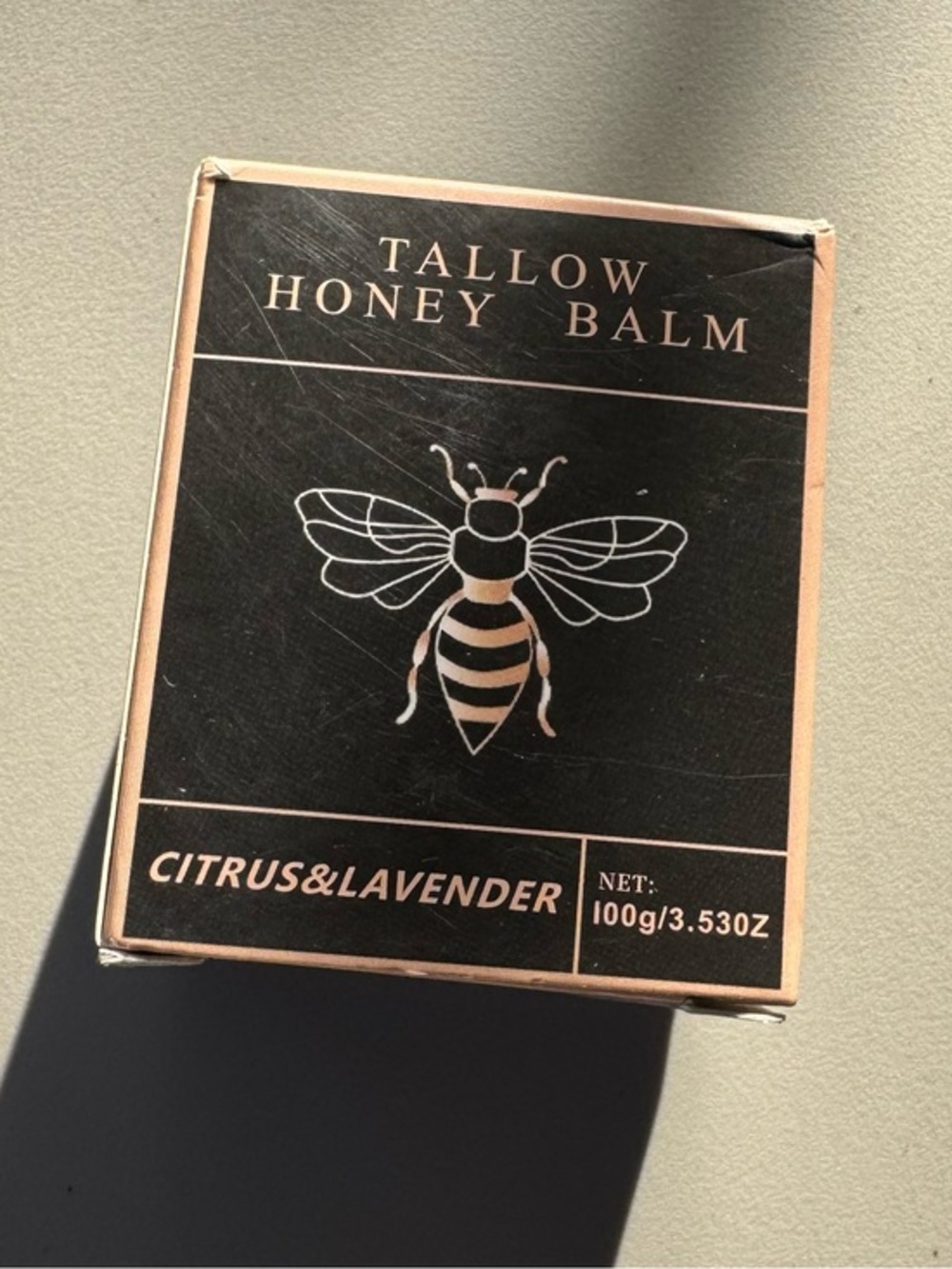 Tallow Honey Balm citrus and lavender scented